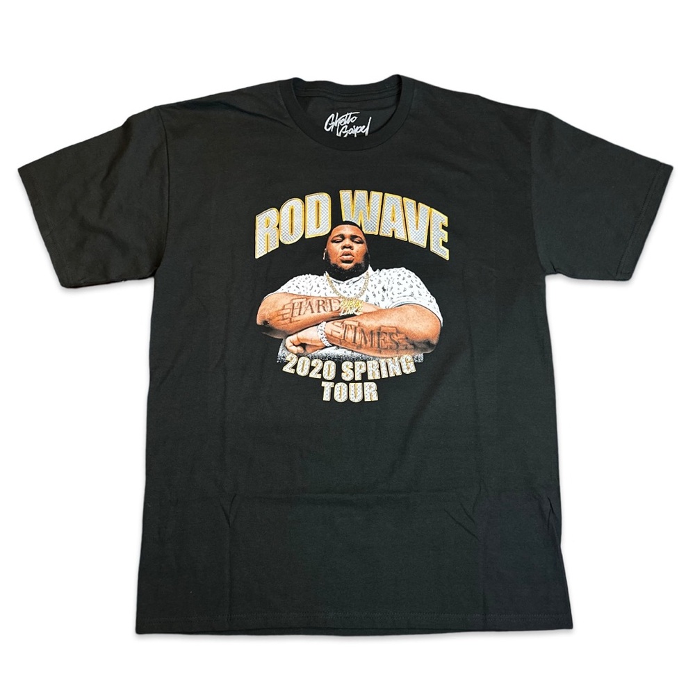 ROD WAVE Hard Times Diamonds Black Tee